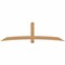 Ekena Millwork Bellingham Timber Gable Bracket, Western Red Cedar, 108"W x 31 1/2"H x 3 1/2"D x 5 1/2"F, 7/12 Pitch GBW108X31X0406BEL00SWR - alternate 1